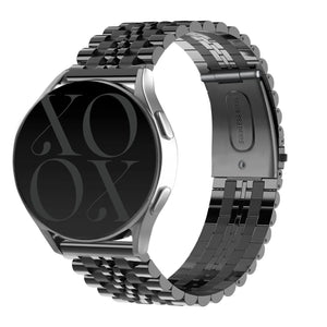 xoxo Wildhearts Fossil Gen 5e 44mm stalen bandje (zwart)