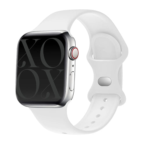 xoxo Wildhearts Apple Watch Silicone Strap (White)