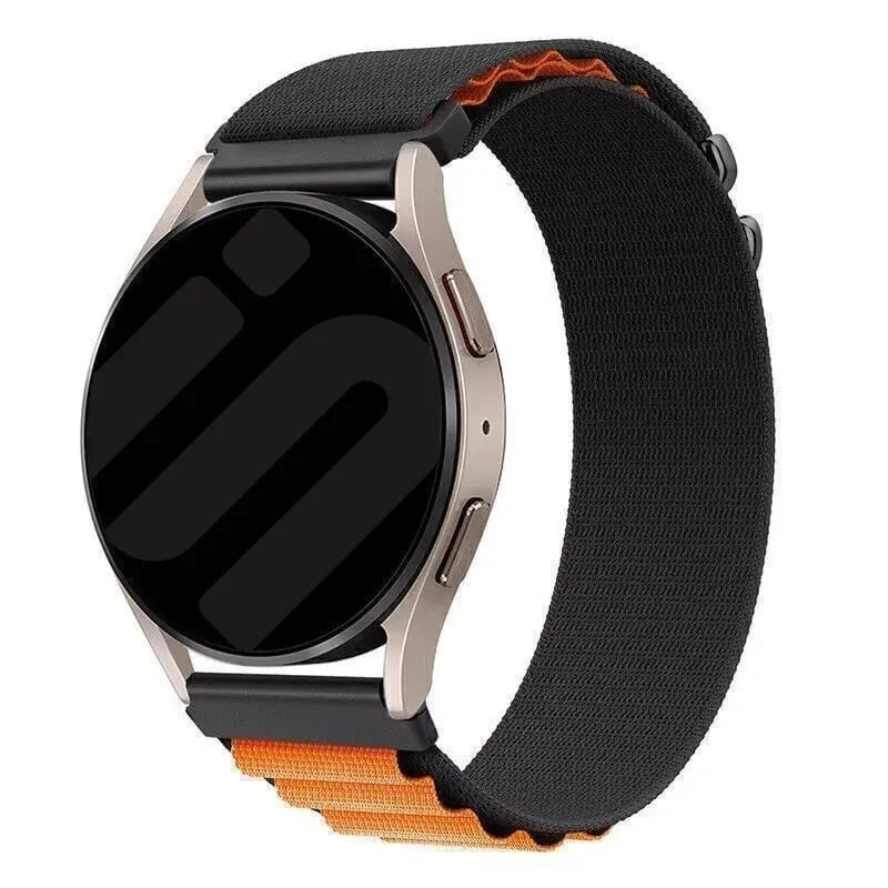 Suunto Race (S) Alpine nylon bandje (zwart/oranje)