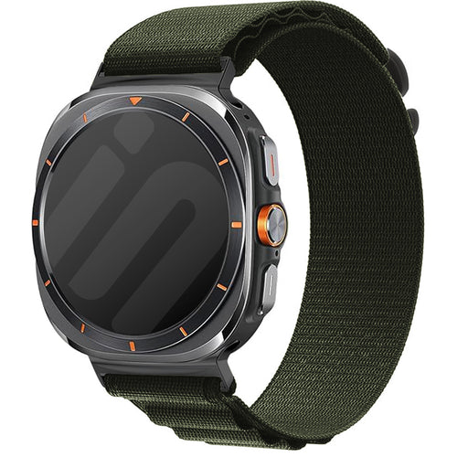 Samsung Galaxy Watch Ultra 2 Alpine nylon bandje (groen)