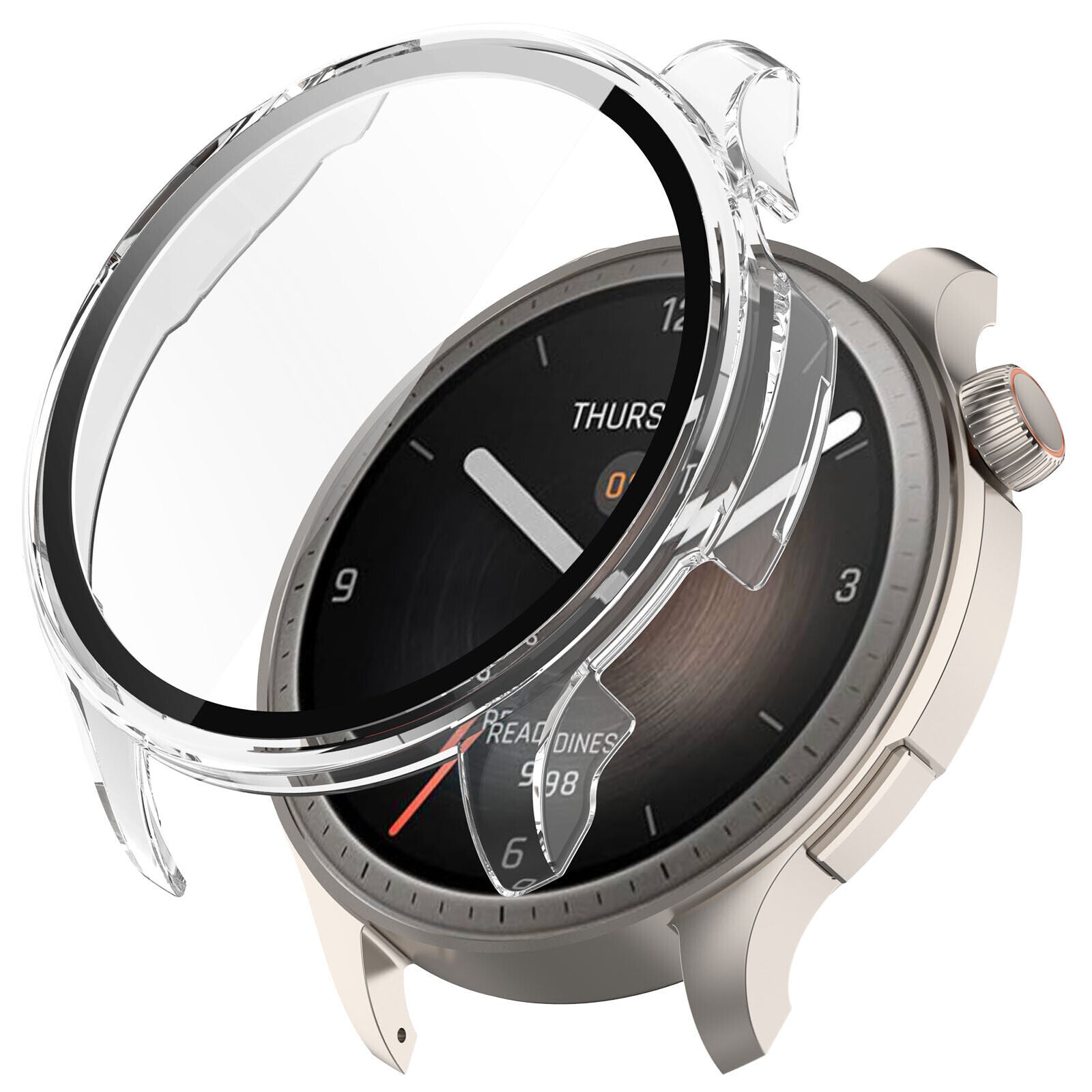 Amazfit Balance PC hoesje met glas