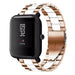 Xiaomi Amazfit Bip stalen band (roségoud/wit)