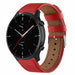 Amazfit GTR 2 leren bandje (rood)