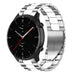 Amazfit GTR 2 stalen band (zilver/wit)