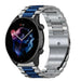 Amazfit GTR 3 (Pro) Steel Strap (Silver/Blue)