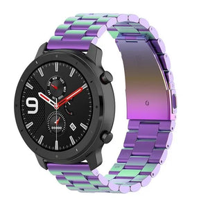 Steel Strap, on a watch, 3/4 front view
