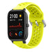 Xiaomi Amazfit GTS siliconen bandje met gaatjes (geel)