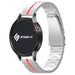 Huawei Watch GT 3 46mm steel iron band (zilver/rood)