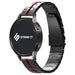 Fossil Gen 5e 44mm Steel Iron Strap (Black/Red)