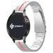 Samsung Galaxy Watch 3 41mm steel iron band (zilver/rood)