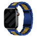 Apple Watch stalen band (blauw/goud)