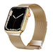 Apple Watch Milanees bandje (rosé goud)