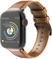 Apple Watch leren bandje (bruin) 