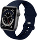 Apple Watch siliconen bandje (donkerblauw)