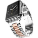 Apple Watch Ultra stalen band (zilver/rosé goud)