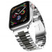 Apple Watch Ultra stalen band (zilver/zwart)
