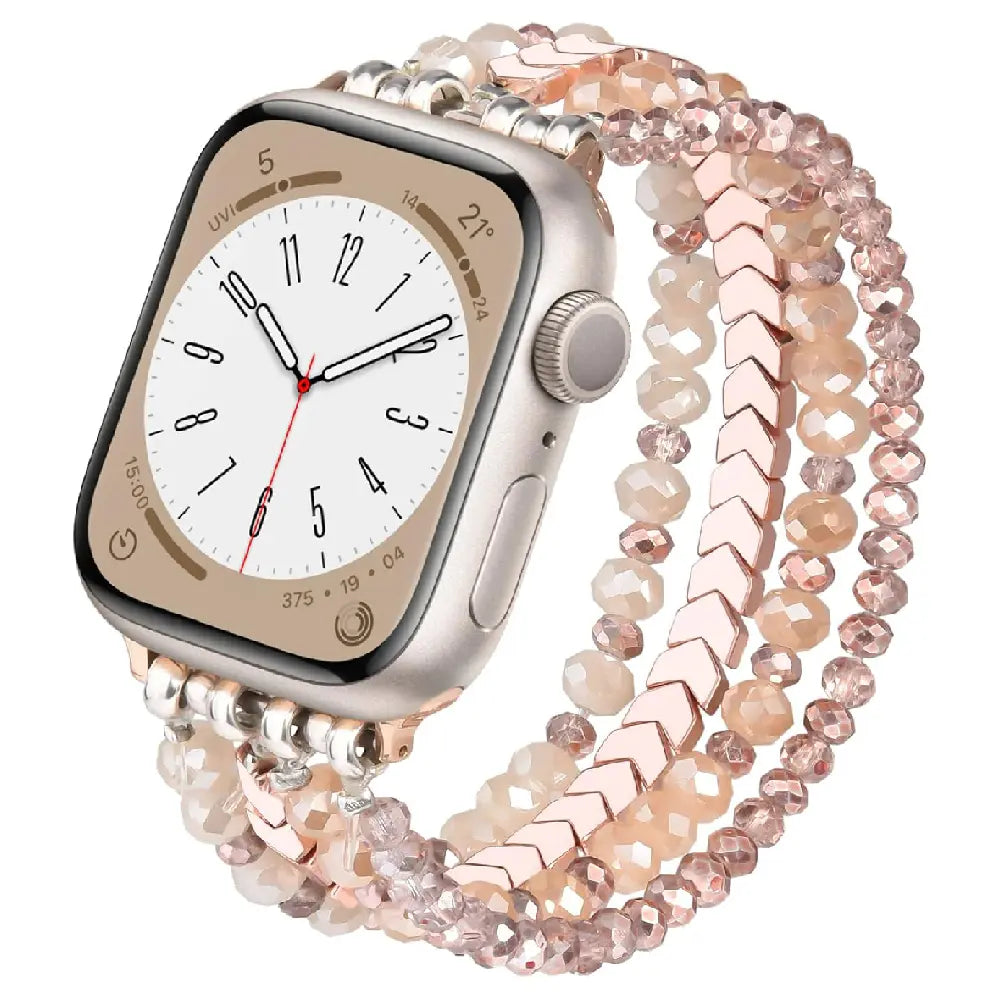 Apple Watch kralen bandje (roségoud)