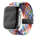 Bandz Apple Watch Ultra gevlochten band met P-buckle (regenboog)