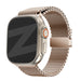 Bandz Apple Watch Ultra Milanese loop band met P-buckle (roségoud)