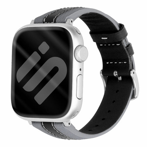 apple watch leather hybrid band