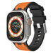 Apple Watch Sport Grain Strap (Black/Orange)