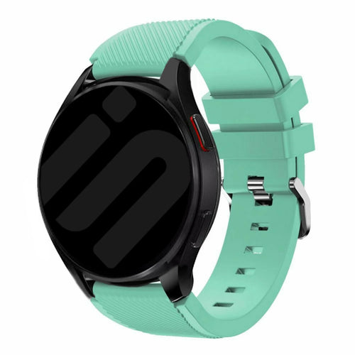 Amazfit Bip 5 twill siliconen bandje (aqua)