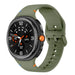 Samsung Galaxy Watch 9 - 44mm siliconen bandje (legergroen)