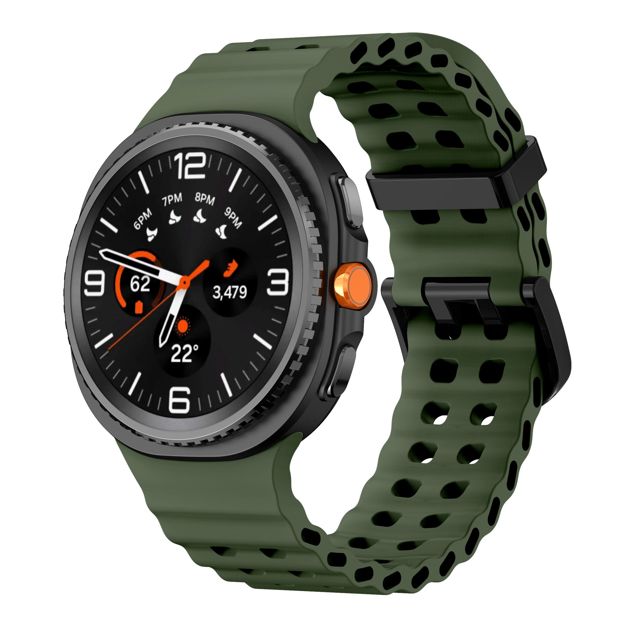 Samsung Galaxy Watch 9 - 44mm Ocean Strap (Green)