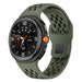 Samsung Galaxy Watch 8 Classic siliconen air bandje (legergroen)