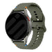 Coros Apex 42mm wave siliconen bandje (legergroen)