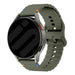 OnePlus Watch wave siliconen bandje (legergroen)