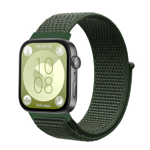 Huawei Watch 3 (Pro) Nylon Strap (Dark Green)