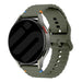Huawei Watch 5 - 46mm wave siliconen bandje (legergroen)