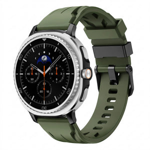 Samsung Galaxy Watch 9 - 44mm race siliconen band (legergroen)