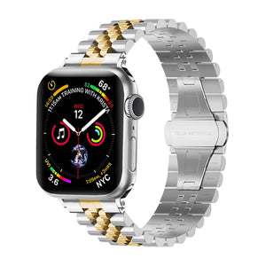 Apple Watch Ultra Jubilee stalen band (zilver/goud)