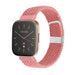 Fitbit Versa (2) gevlochten bandje (roze)