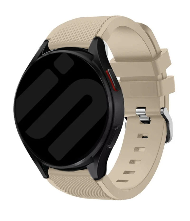 Amazfit Bip U (Pro) twill siliconen bandje (beige)