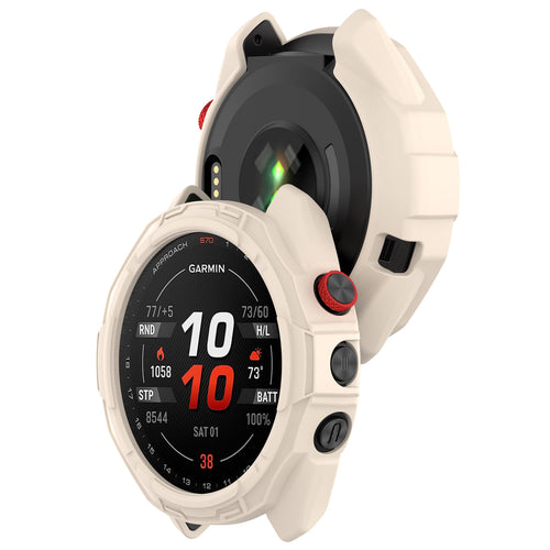 Garmin Approach S70 - 42mm Rugged TPU Case (Beige)