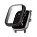 Amazfit Bip U (Pro) PC case met glas (zwart)