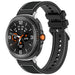 Samsung Galaxy Watch 9 - 40mm nylon hybrid bandje (zwart)