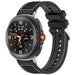 Samsung Galaxy Watch 9 - 44mm nylon hybrid bandje (zwart)