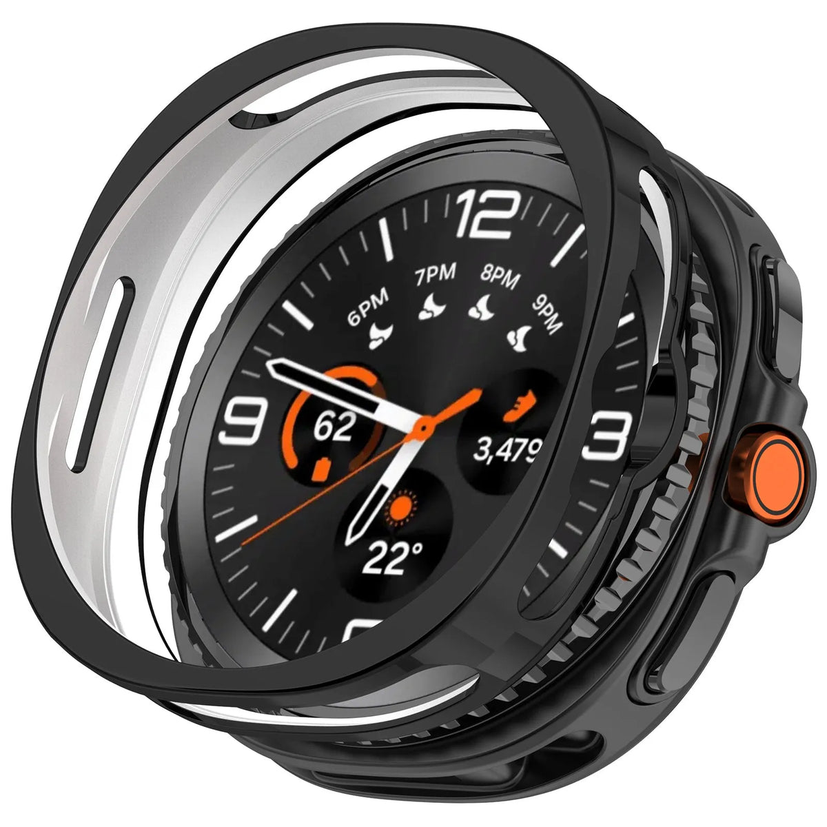Samsung Galaxy Watch 8 Classic TPU case (zwart)