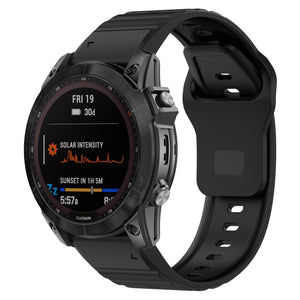 Garmin Forerunner 970 outdoor siliconen band (zwart)
