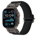 Apple Watch Ultra Polyester Explorer Strap (Black with Black)