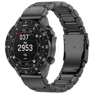 Garmin Descent MK1 Premium Titanium Strap (Black)