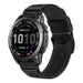 Garmin Fenix 8 - 47mm Premium Leather Strap (Black)
