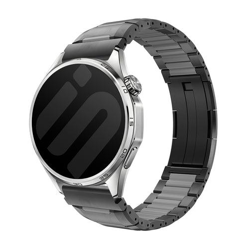Amazfit Active Max 'One Push' Steel Hybrid Strap (Black/Grey)