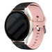 Withings ScanWatch 2 - 42mm Flower silicone band (zwart/lichtroze)