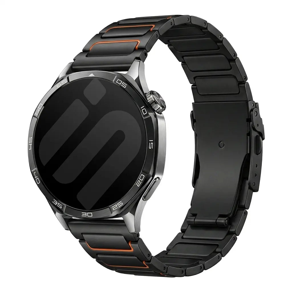 Xiaomi Watch S4 - 47mm Turtle titanium band (zwart/oranje)