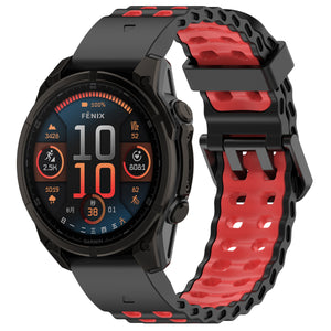 Garmin D2 Mach 2 - 51mm Wave Sport Strap (Black/Red)